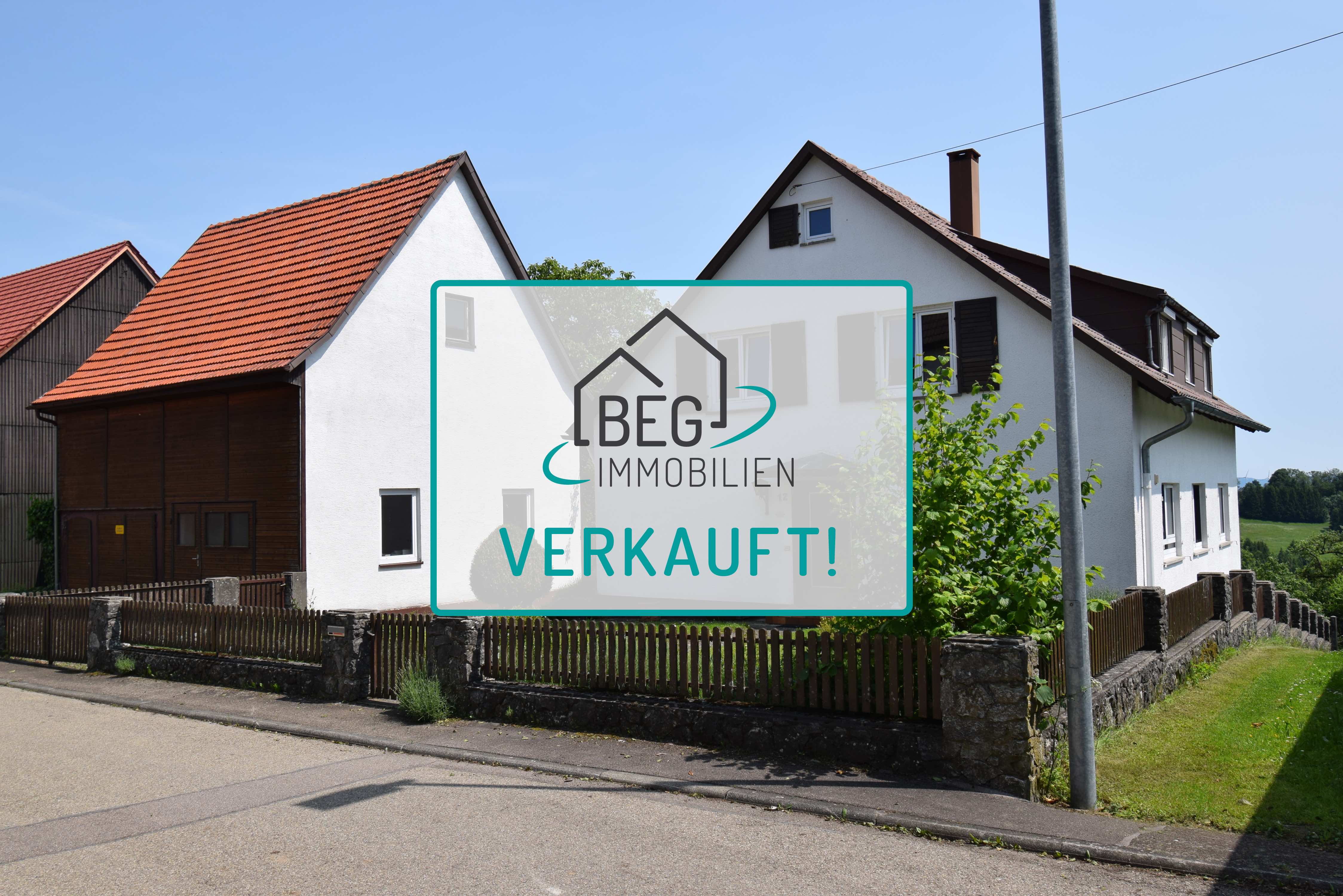 Verkauft: Einfamilienhaus mit Scheune auf großem Grundstück sucht neuen Eigentümer
