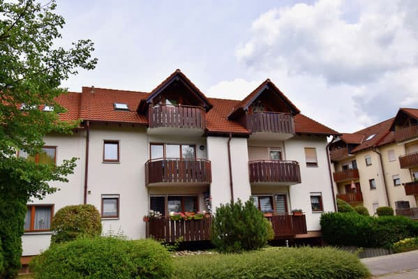 Vermietet: Sehr gepflegte 3-Zimmer-Wohnung mit Balkon und TG-Stellplatz in ruhiger Lage von Gaildorf